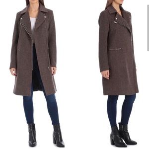 Alec Les Filles Moto detail twill coat 
Size XS